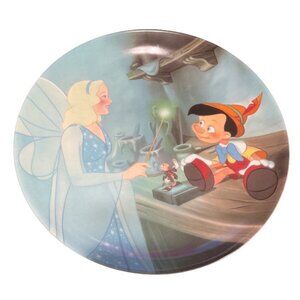 Disney Pinocchio & The Blue Fairy Collectors Plate By Knowles
